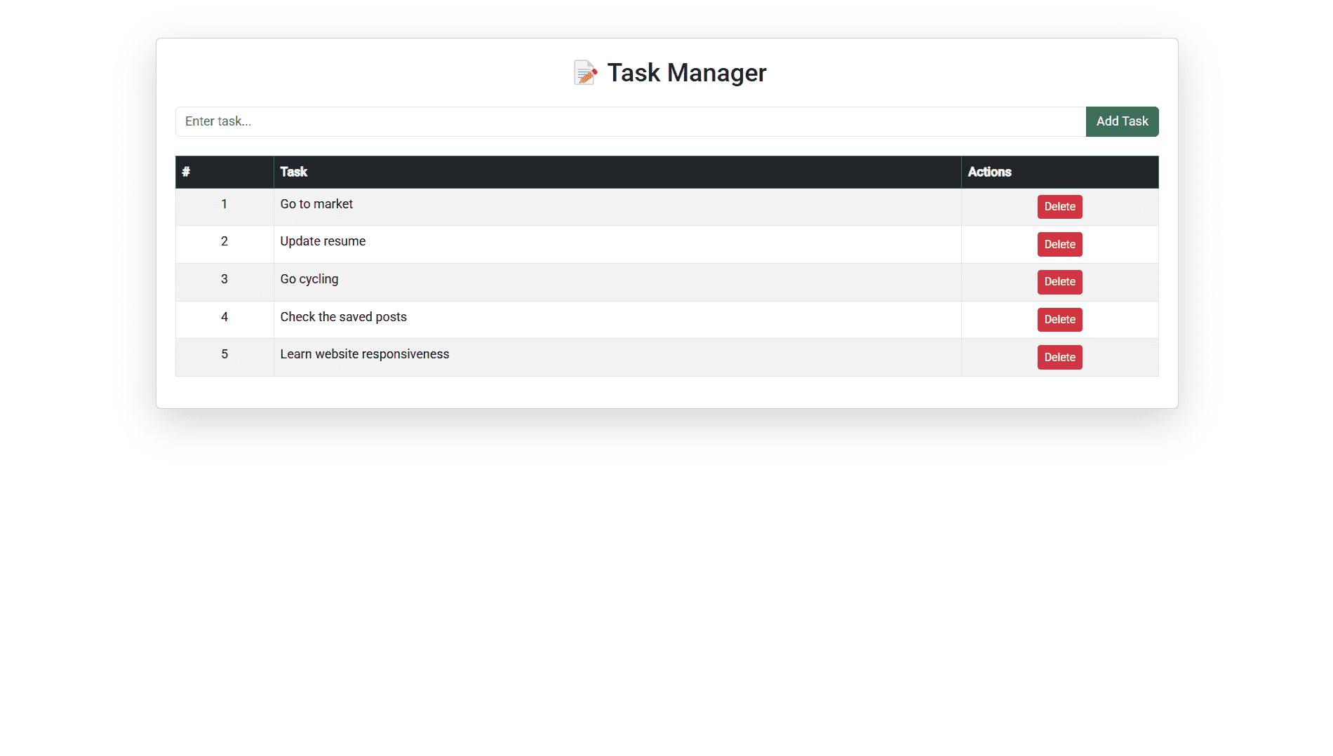 Task Manager