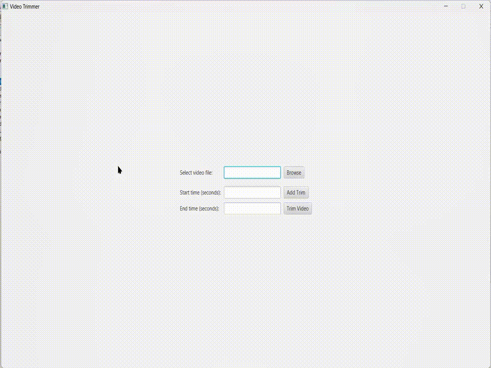 Video Trimmer
